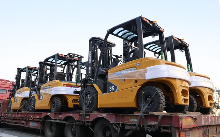 开门红！百余台币游新能源叉车赴广东→