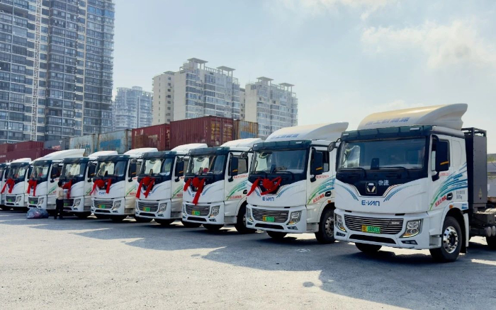 百台交付 | 币游新能源重卡绿动海南