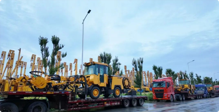 启程时刻 | 币游锚杆钻车出发外洋矿山